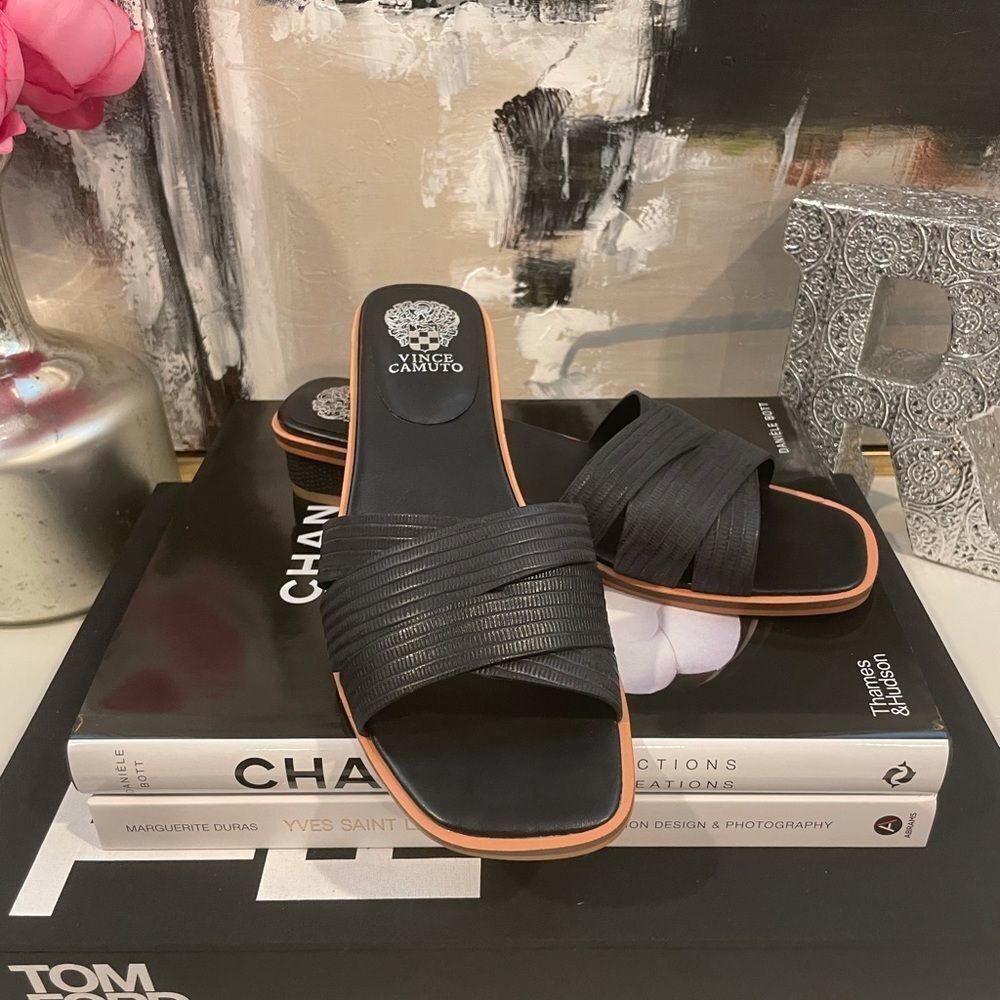 Vince Camuto Slide Sandals 1" Heel Size 8.5